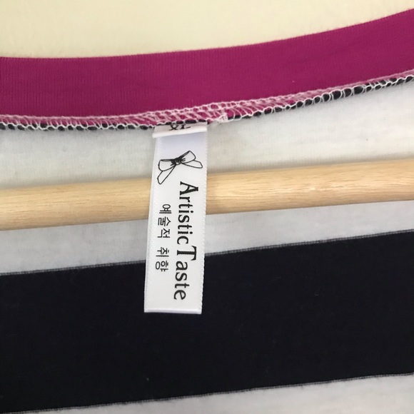 ARTISTIC TASTE Long Sleeve Button Shirt Asymmetric - Picture 3 of 5